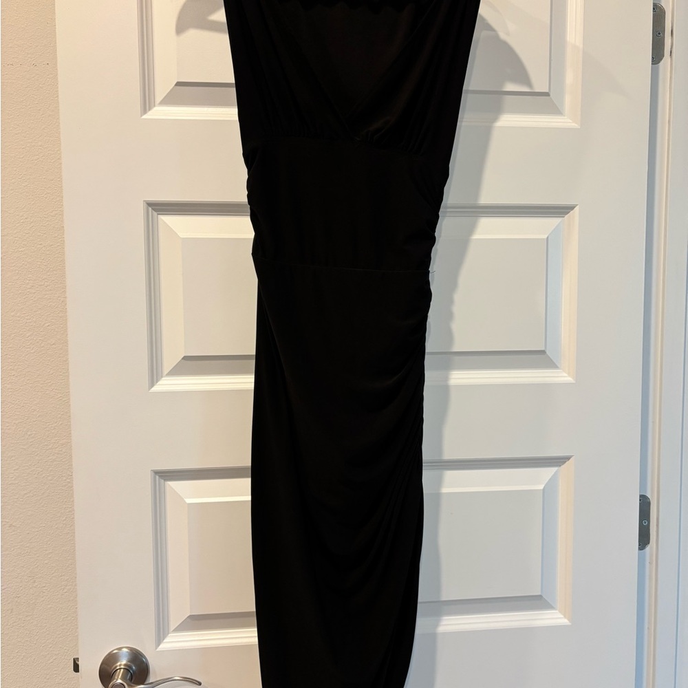 Norma Kamali Strapless Black Dress